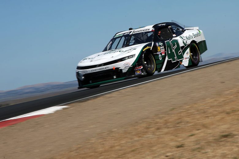 Will Rodgers drives at Sonoma.