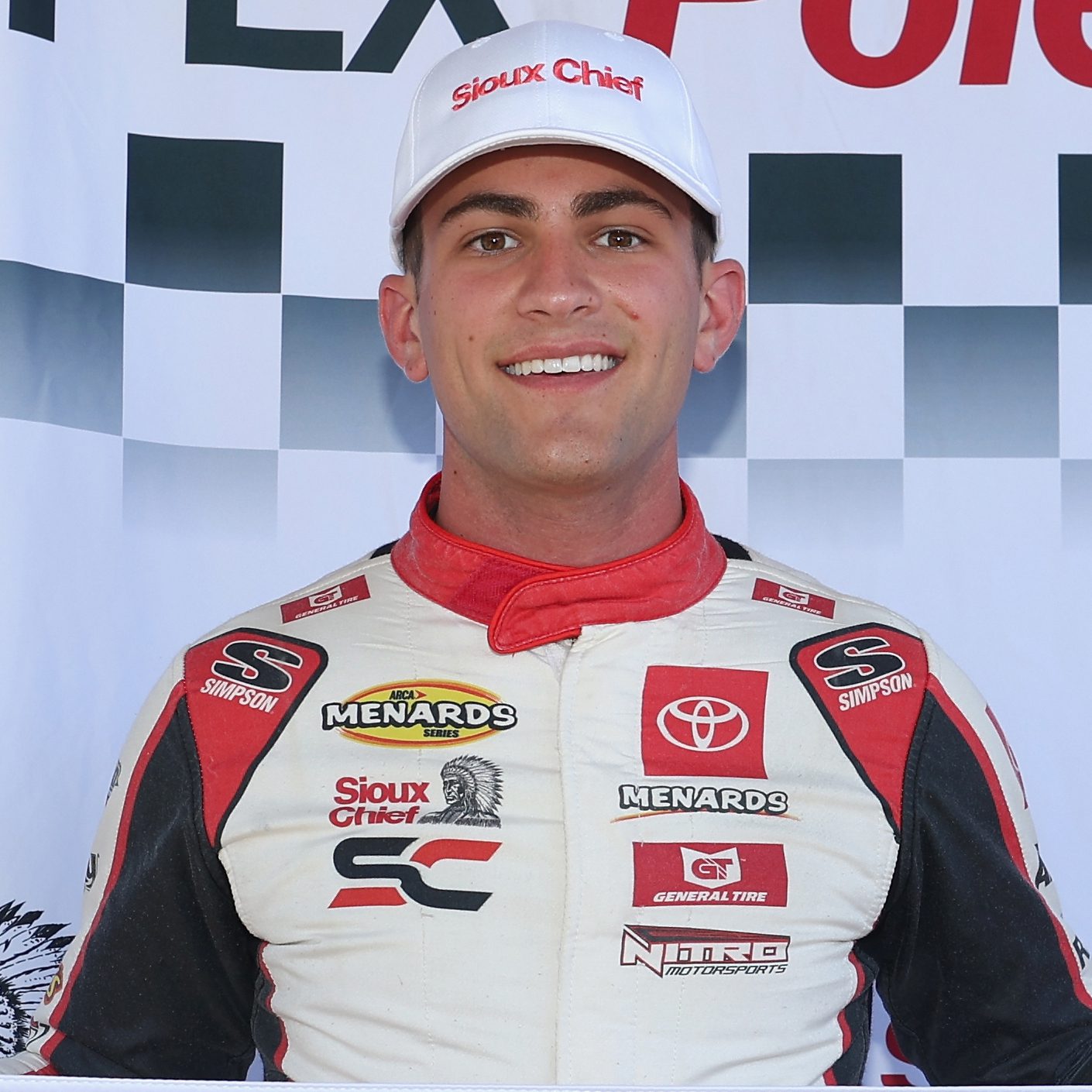 winning driver headshot