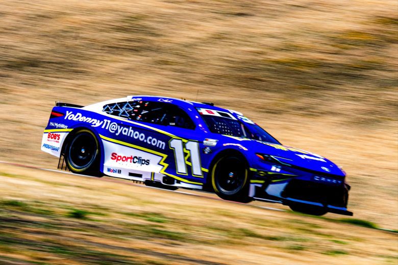 Denny Hamlin drives at Sonoma.