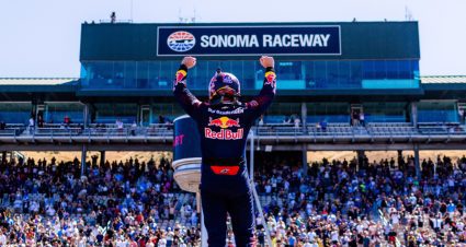 Van Gisbergen fends off Briscoe, seals weekend sweep with Sonoma win