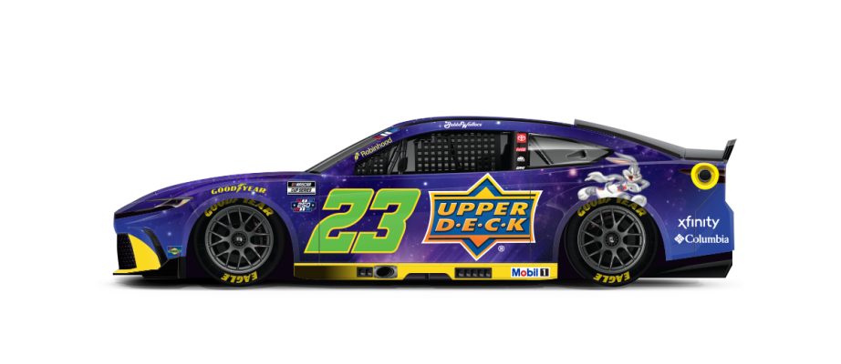 A graphic depicting the No. 23 Toyota.