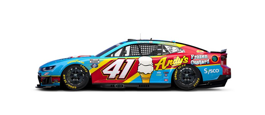 A graphic depicting the No. 41 Chevrolet.