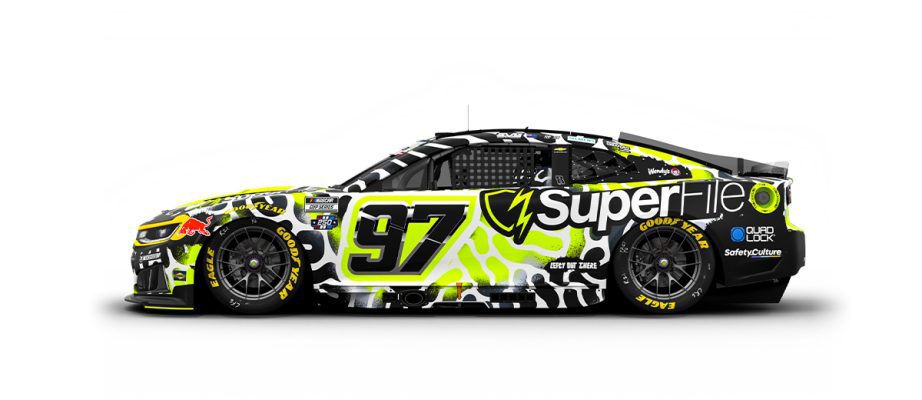 A graphic depicting the No. 97 Chevrolet.