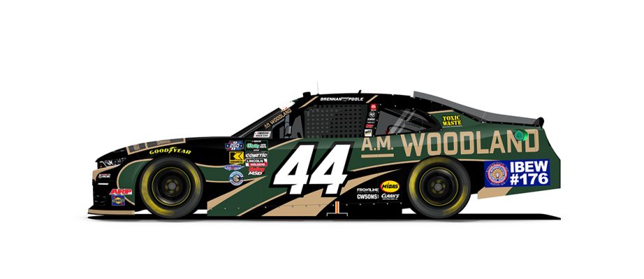 A graphic depicting the No. 44 Chevrolet.