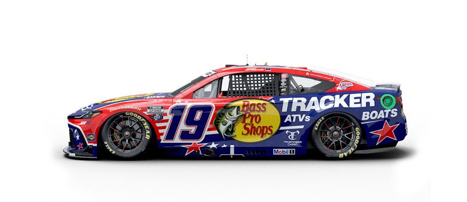 A graphic depicting the No. 19 Toyota.