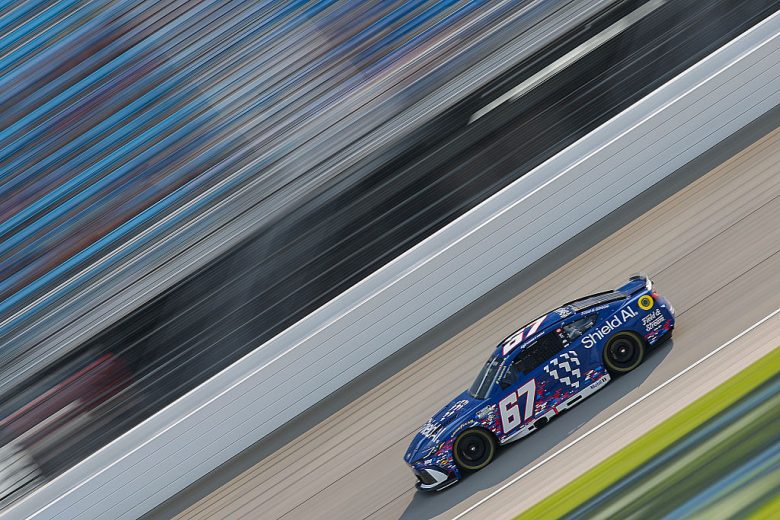 Corey Heim drives at Chicagoland.