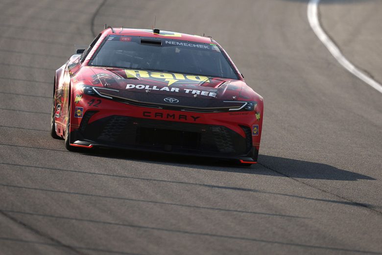 John Hunter Nemechek drives at Chicagoland.