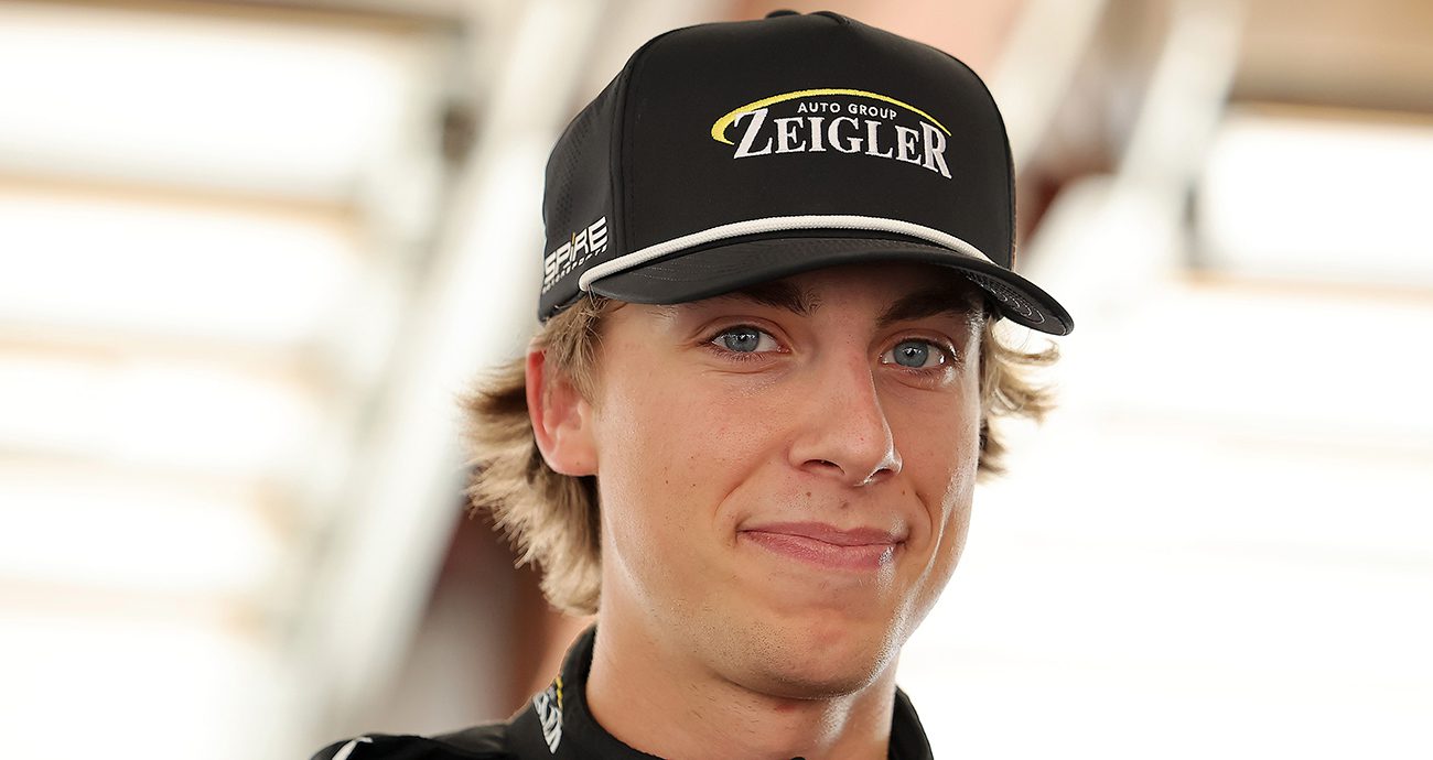 Carson Hocevar before Round 2 of the In-Season Challenge in the NASCAR Cup Series at Chicagoland.