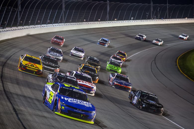 View of racing.