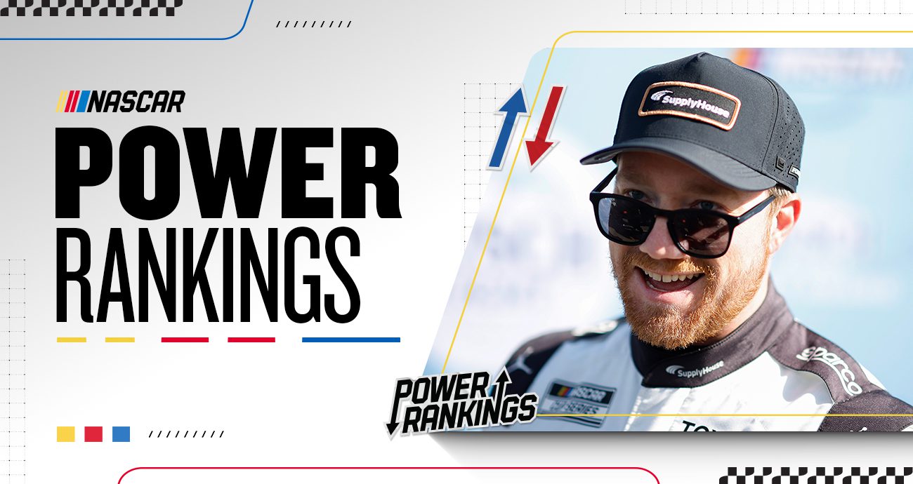 tyler reddick power rankings graphic
