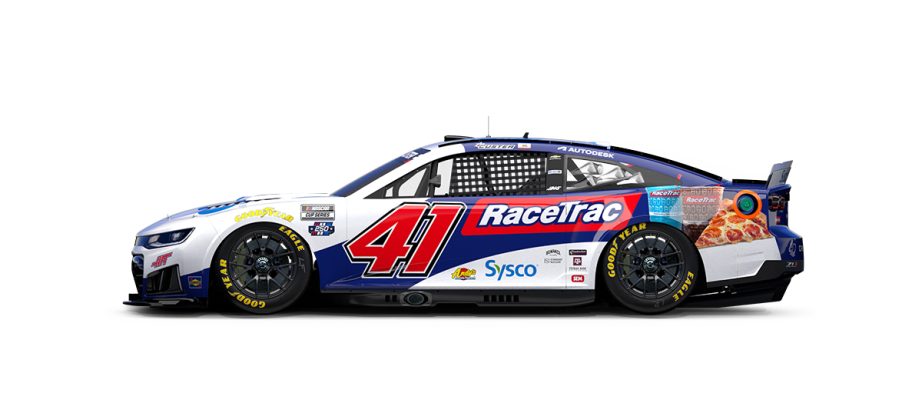 A graphic depicting the No. 41 Chevrolet.