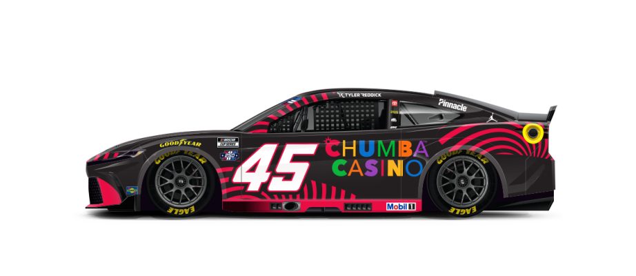 A graphic depicting the No. 45 Toyota.