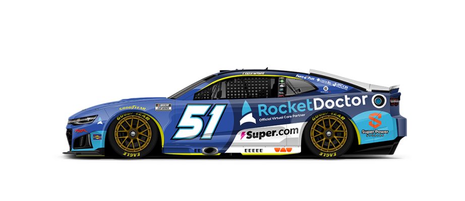 A graphic depicting the No. 51 Chevrolet.