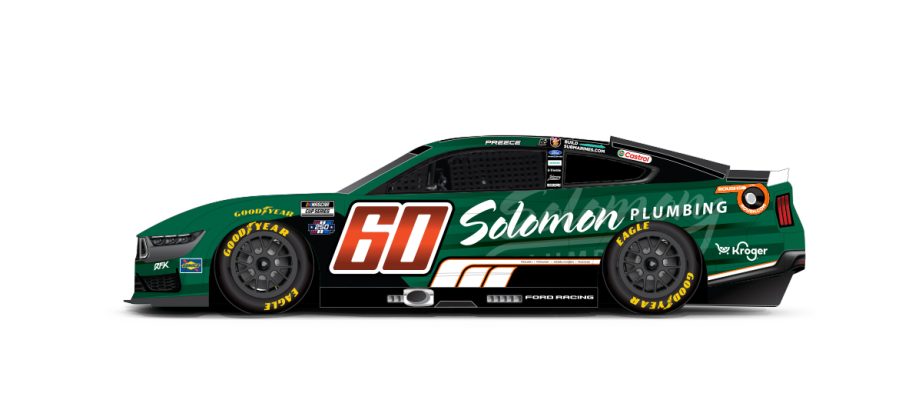 A graphic depicting the No. 60 Ford.