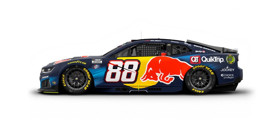 A graphic depicting the No. 88 Chevrolet.