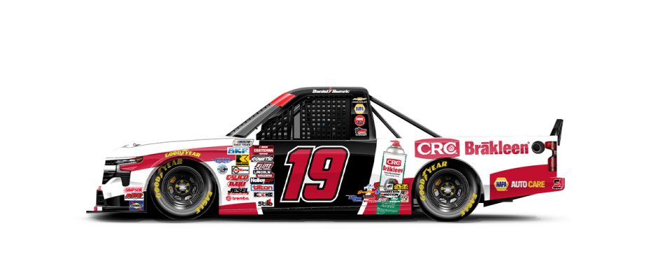 A graphic depicting the No. 19 Chevrolet.