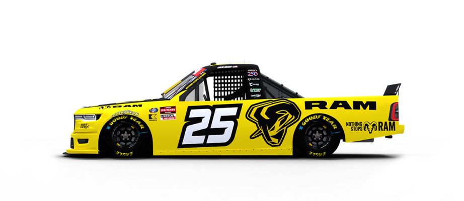 A graphic depicting the No. 25 Ram.