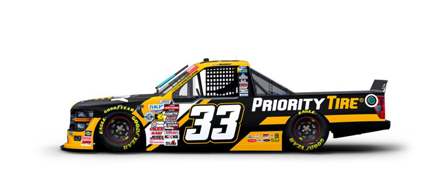 A graphic depicting the No. 33 Ford.