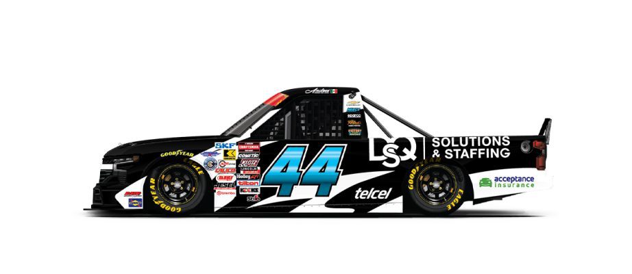 A graphic depicting the No. 44 Chevrolet.