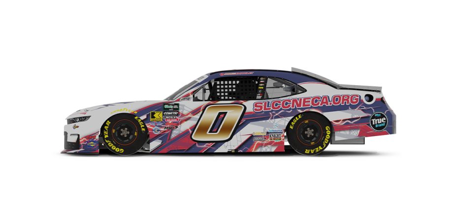 A graphic depicting the No. 0 Chevrolet.