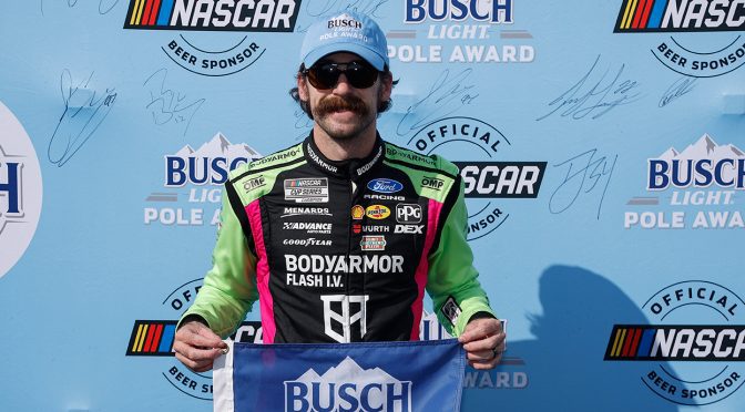 Ryan Blaney wins Busch Light Pole Award for EchoPark Speedway night race