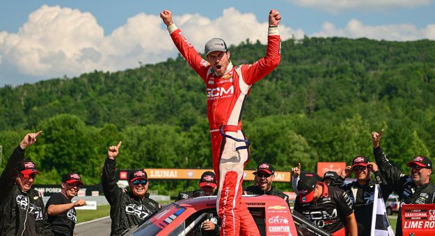 Grant Enfinger wins wild Truck Series race at Lime Rock