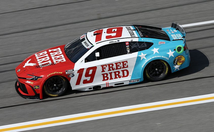 Chase Briscoe drives at EchoPark.
