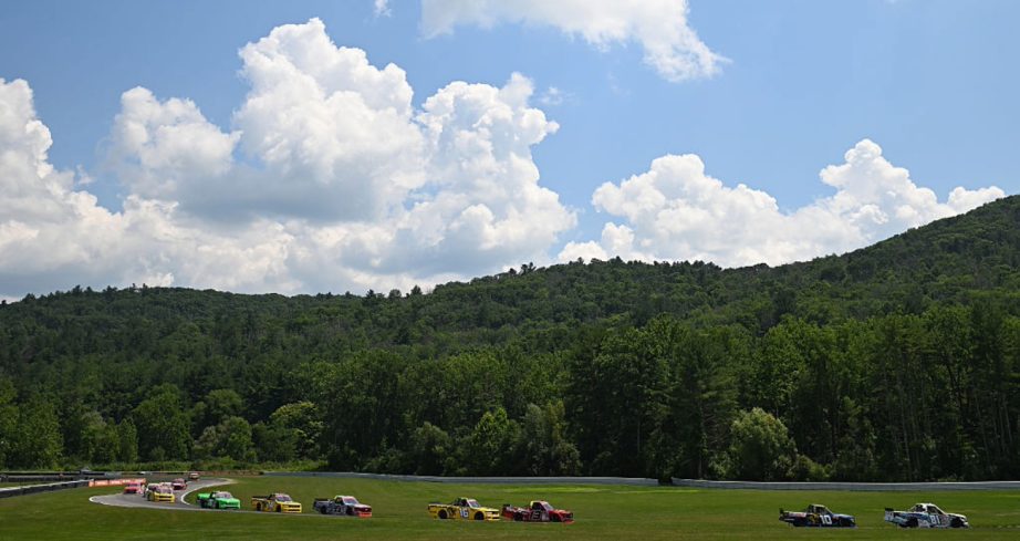 A general view of racing at Lime Rock.
