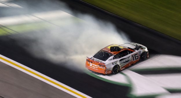 Allmendinger spins after McDowell contact, vents over radio