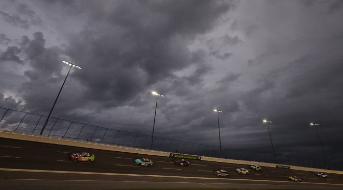 Featured Image for Cup Series race at EchoPark Speedway resumes after weather delay