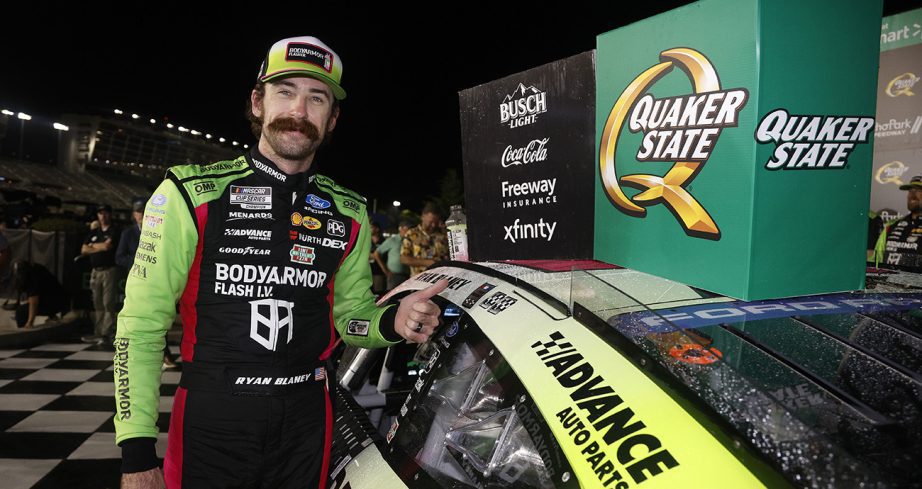 blaney celebrates