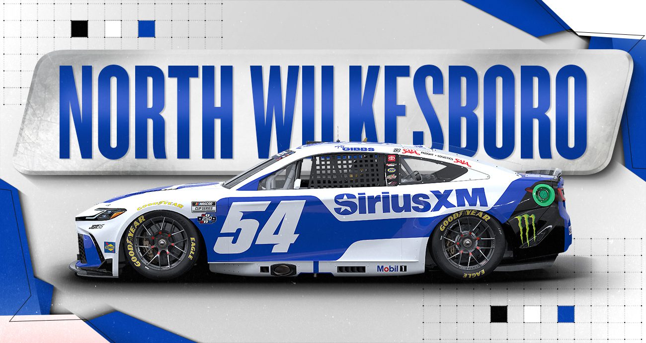 A graphic depicting the No. 54 Toyota.