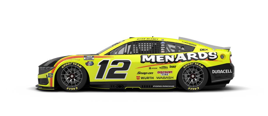 A graphic depicting the No. 12 Ford.