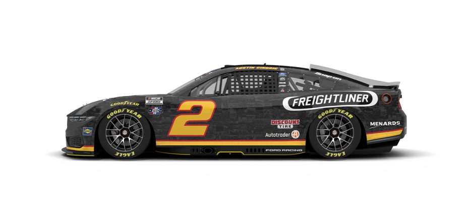 A graphic depicting the No. 2 Ford.