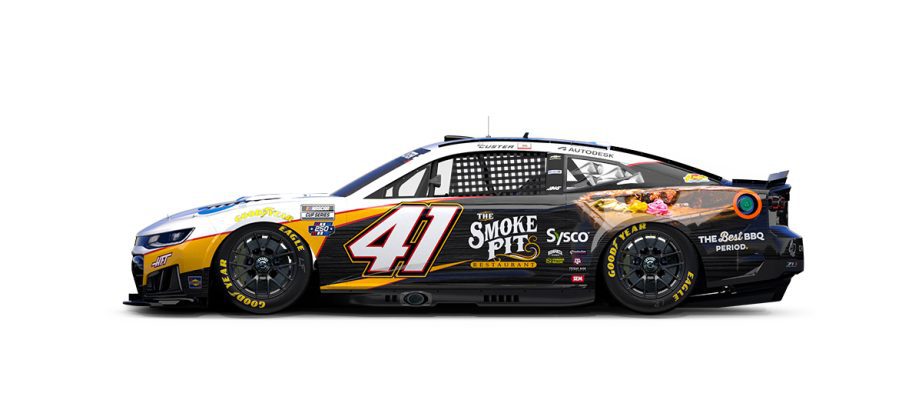 A graphic depicting the No. 41 Chevrolet.