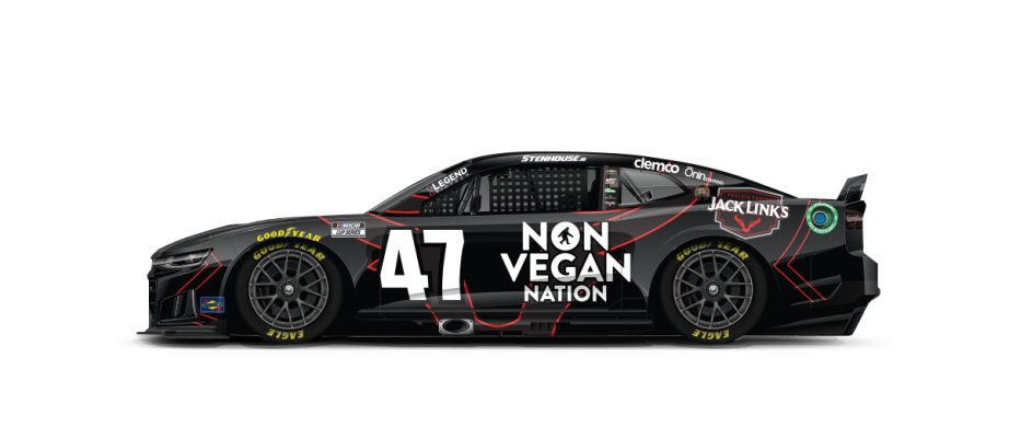 A graphic depicting the No. 47 Chevrolet.