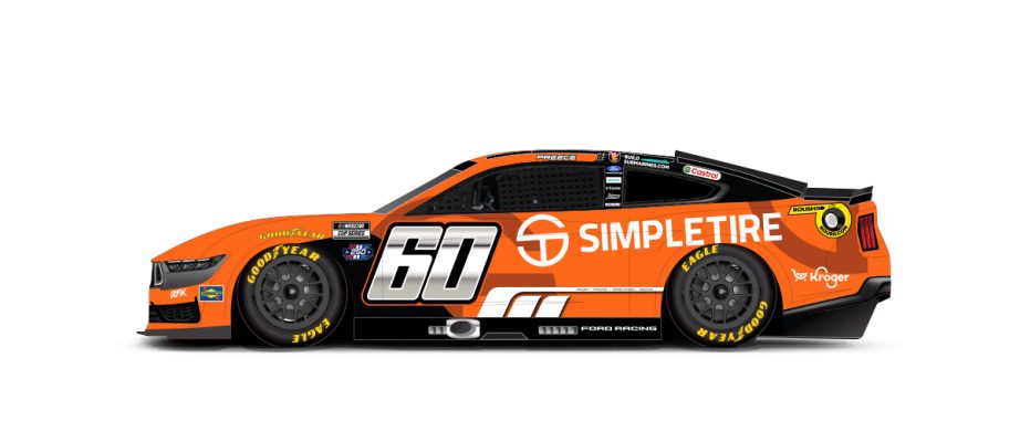 A graphic depicting the No. 60 Ford.