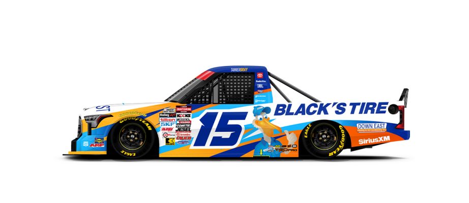 A graphic depicting the No. 15 Toyota.