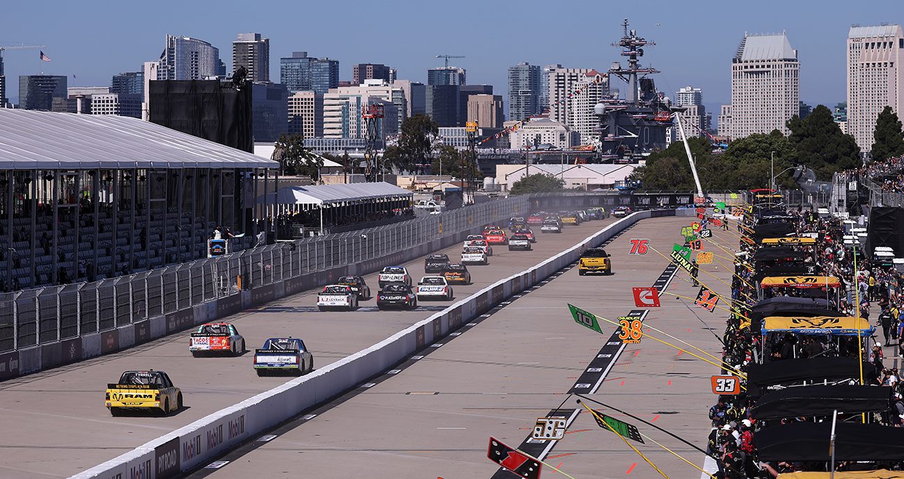 NASCAR Craftsman Truck Series at Naval Base Coronado.