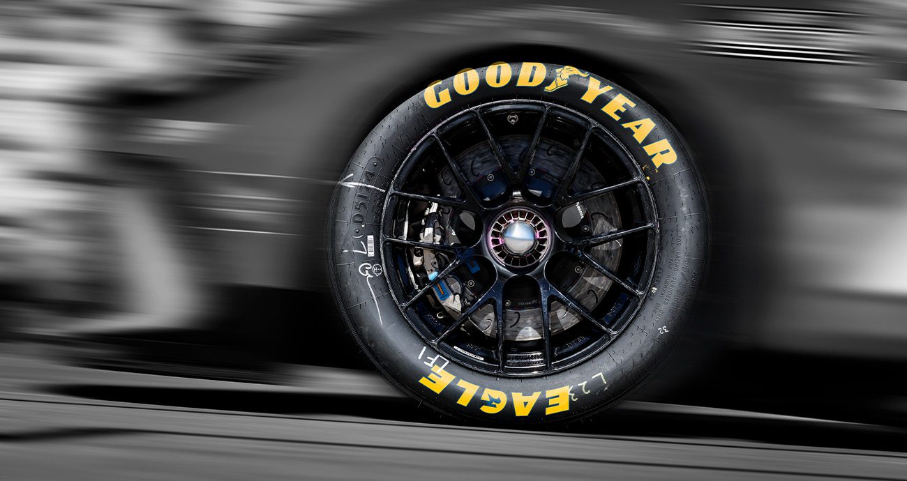 New Goodyear Racing Eagle 2027 branding