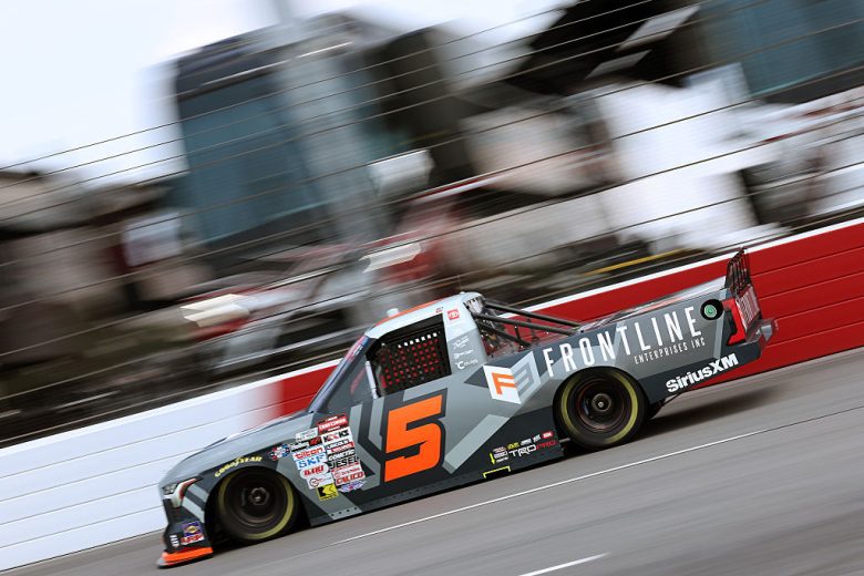 Corey Heim drives at North Wilkesboro.