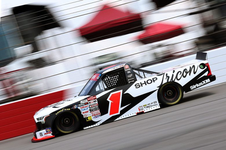 Nick Leitz drives at North Wilkesboro.