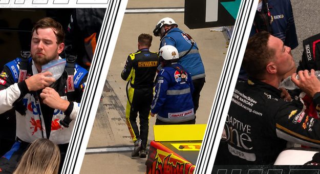 Drivers battle intense heat after North Wilkesboro Truck race