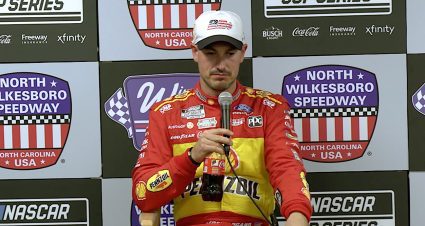 Logano after North Wilkesboro win: ‘The job’s not done’