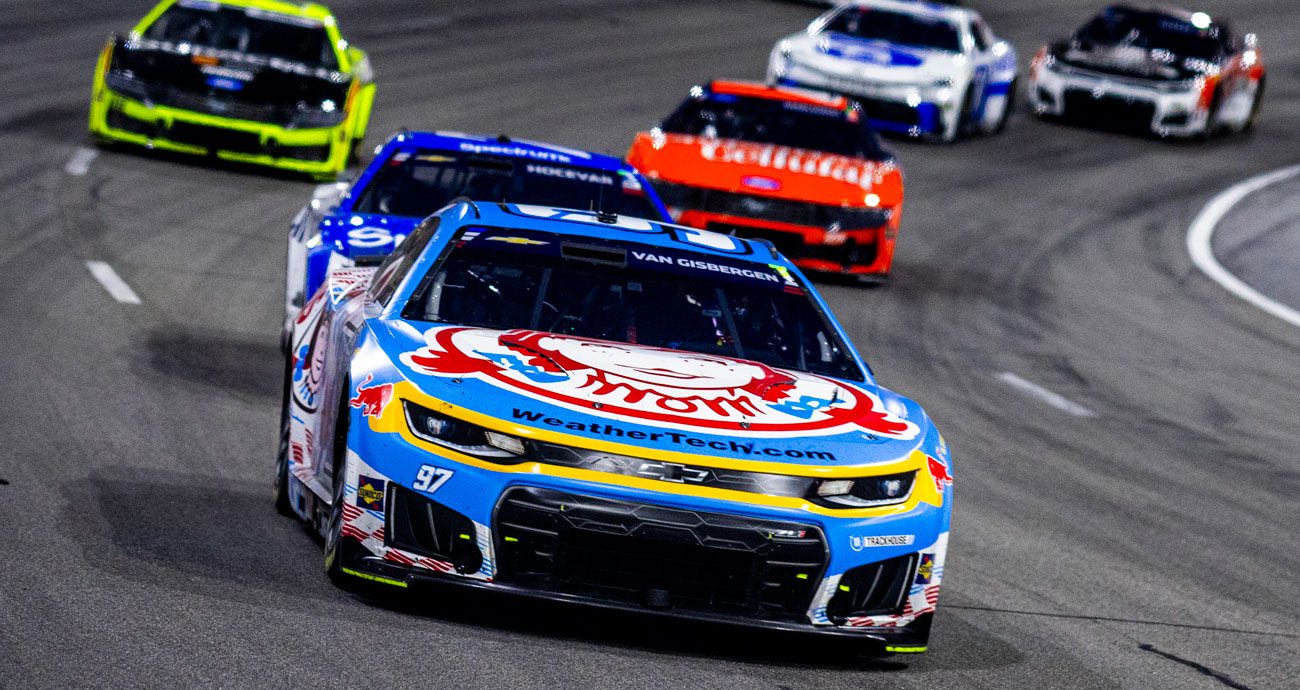 Shane van Gisbergen races at North Wilkesboro.