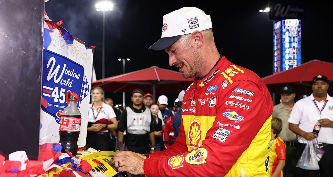 logano win sticker
