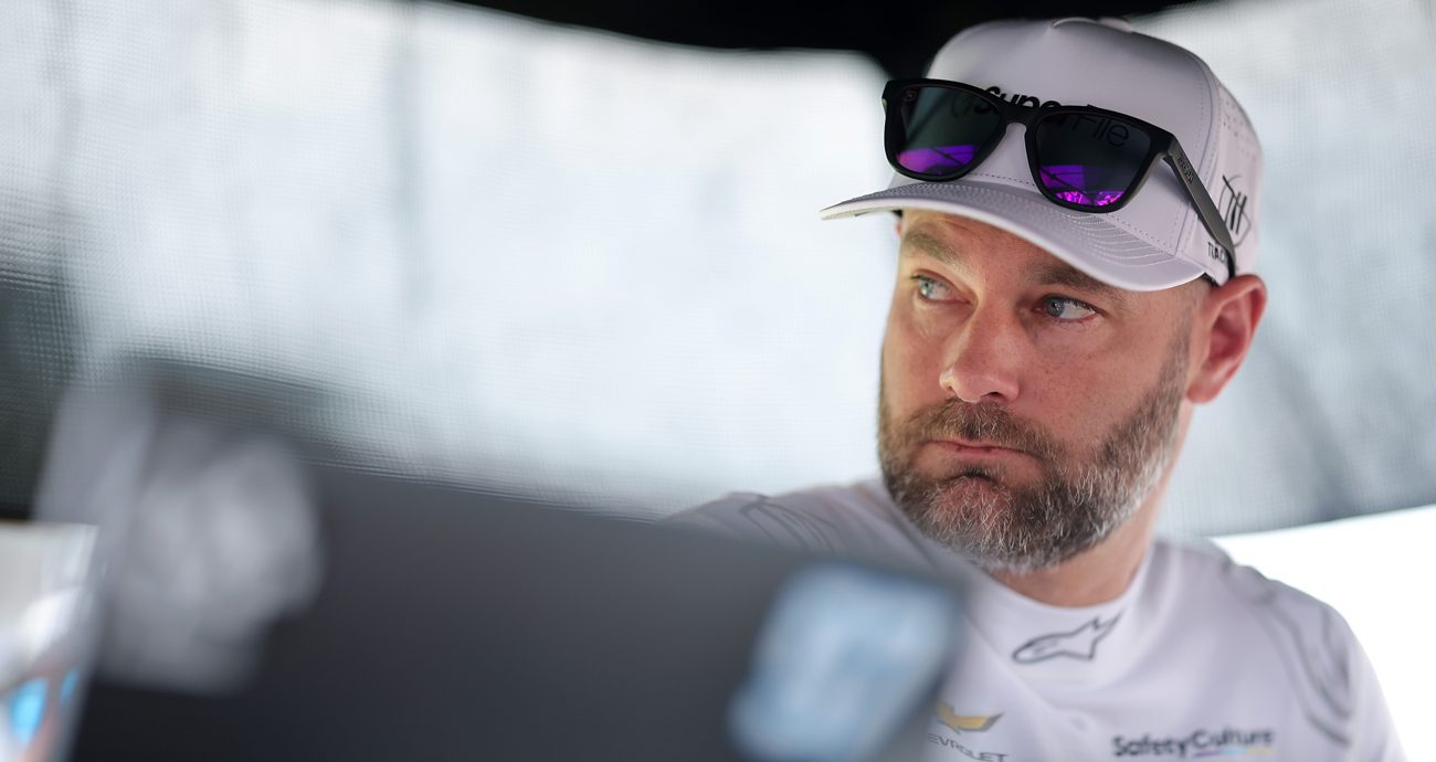 Shane Van Gisbergen, driver of the No. 97 SuperFile x Lefty Out There Chevrolet, looks on during qualifying for the NASCAR Cup Series eero 400 at Chicagoland Speedway on July 4, 2026 in Joliet, Illinois.