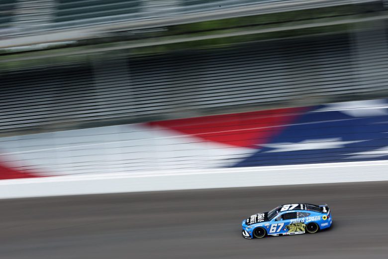 Corey Heim drives at Indianapolis.