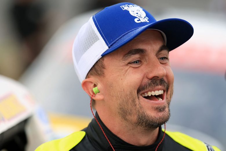 Frankie Muniz laughs.