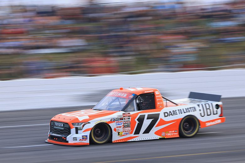Gio Ruggiero drives at IRP.